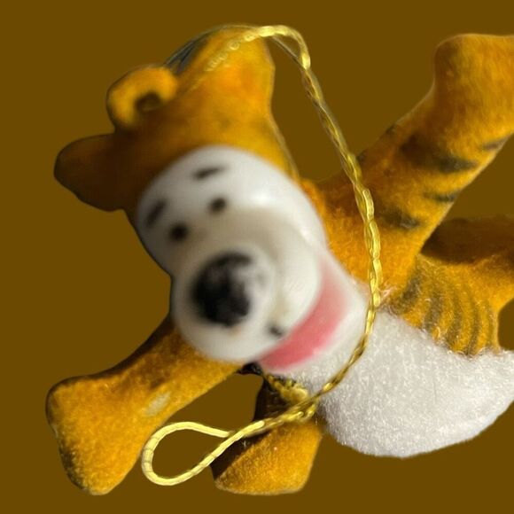 2 Vintage Felt Winnie the Pooh Figures Doll Felt Pooh & Tigger B14 - Picture 3 of 7